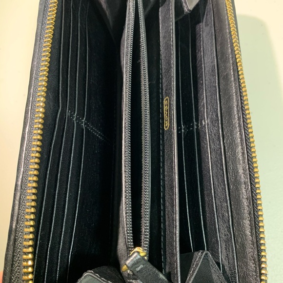 Coach Pleated Leather Wallet - Picture 5 of 7